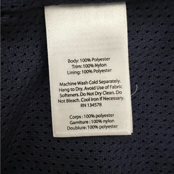 Vineyard Vines Black Fleece Vest - Picture 7 of 9